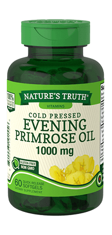 Nature's Truth Evening Primrose Oil Quick Release Softgels, 1000mg, 60 Count