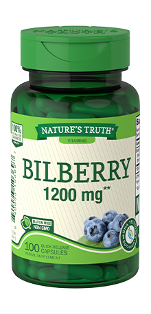 Nature's Truth Bilberry Quick Release Capsules, 1200mg, 100 Count*