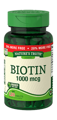Nature's Truth Biotin Tablets, 1000mcg, 120 Count