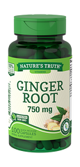 Nature's Truth Ginger Root Quick Release Capsules, 750mg, 100 Count