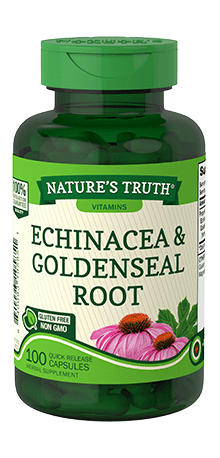 Nature's Truth Echinacea & Goldenseal Root Quick Release Capsules, 100 Count*