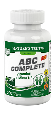 Nature's Truth ABC Complete Multivitamin Coated Caplets, 100 Count