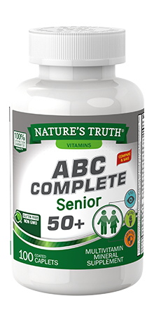 Nature's Truth ABC Complete Senior 50+ Coated Caplets, 100 Count