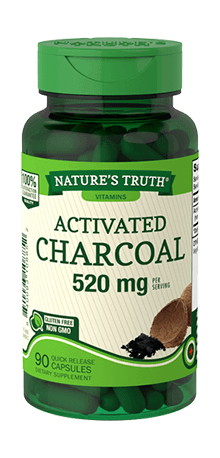Nature's Truth Activated Charcoal Quick Release Capsules, 90 Count