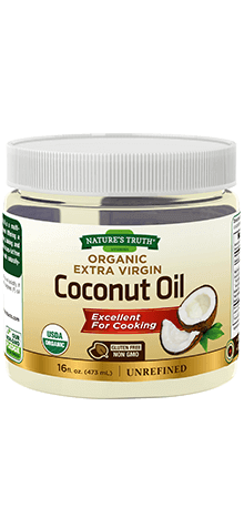 Nature's Truth Organic Extra Virgin Coconut Oil, Solid, 16 Oz
