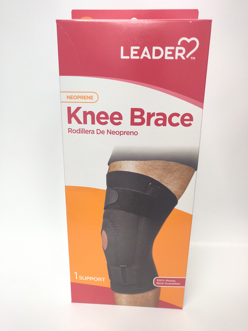 black neoprene knee brace