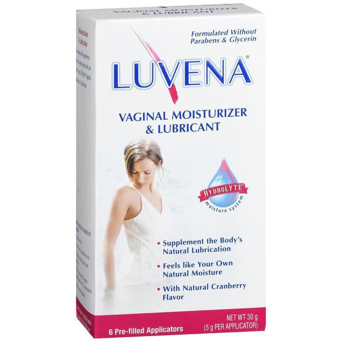 Luvena Vaginal Moisturizer & Lubricant Pre-Filled Applicators 6 ea