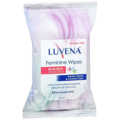 Luvena Anti-Itch Medicated Feminine Wipes, Resealable Pack - 25 Ea