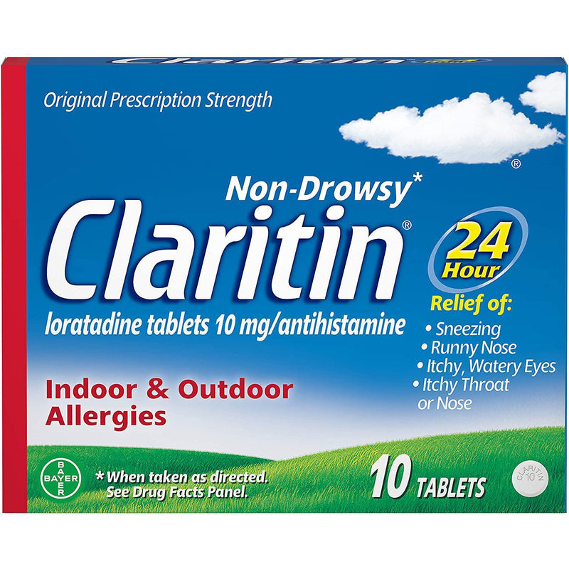 Claritin 24 Hour Allergy, 10 Tablets