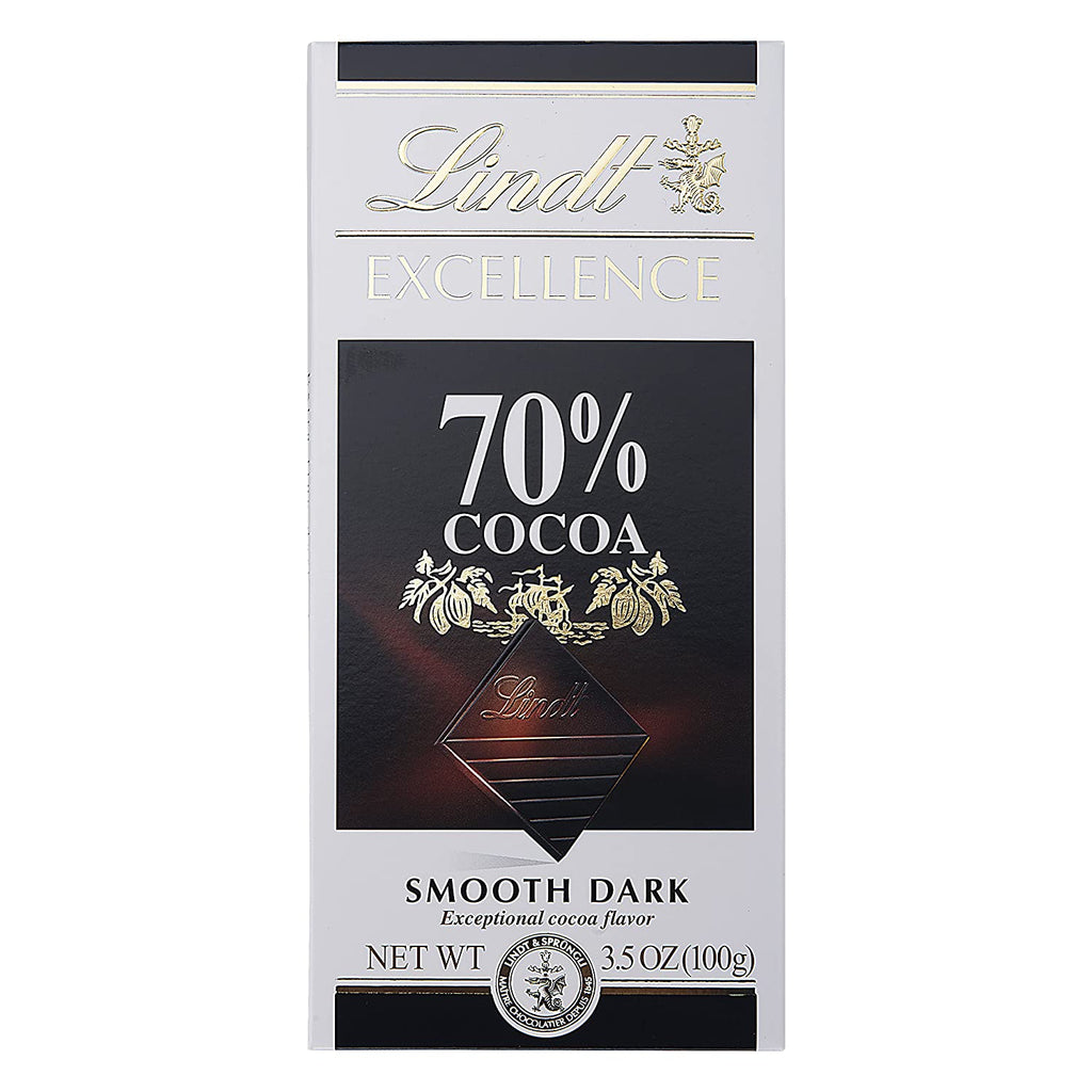 Lindt Excellence 70% Cocoa Dark Bar, 3.5 oz