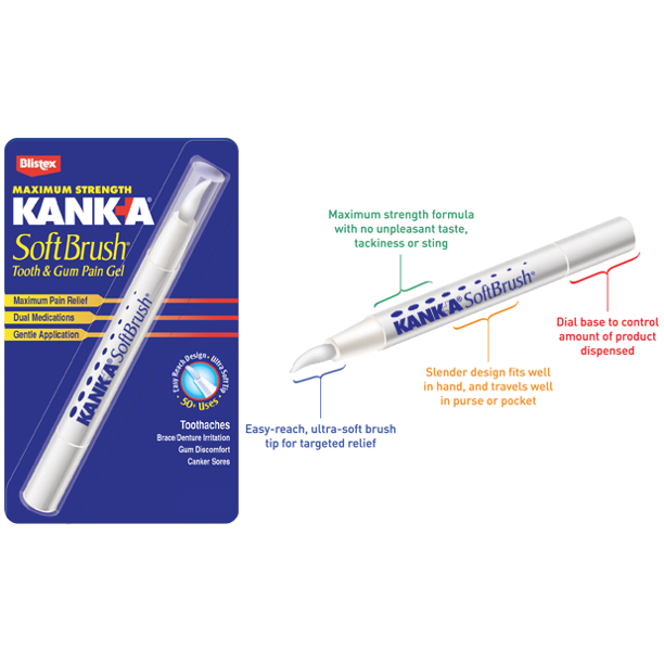 Kank-A SoftBrush - review canker sore medicine 