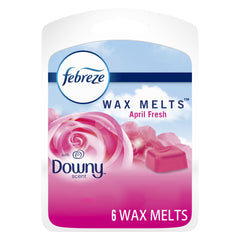 Febreze Odor-Fighting Wax Melts Refill, Downy April Fresh Scent, 6 Count