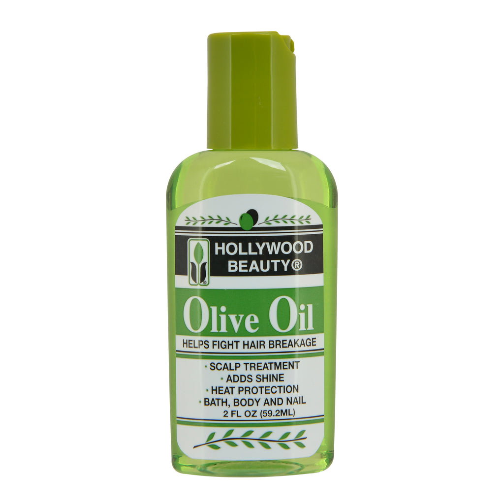 Hollywood Beauty Olive Oil Hair & Scalp Treatment, Bath Oil, Cuticle Oil 2 oz