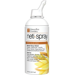 Himalayan Chandra Neti Spray Sterile Saline Spray for Natural Sinus Relief, 4.2 oz