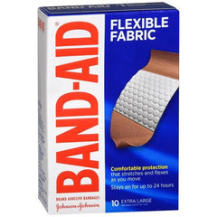 Band-Aid Brand Extra Large Flexible Fabric Adhesive Bandages, 1 3/4