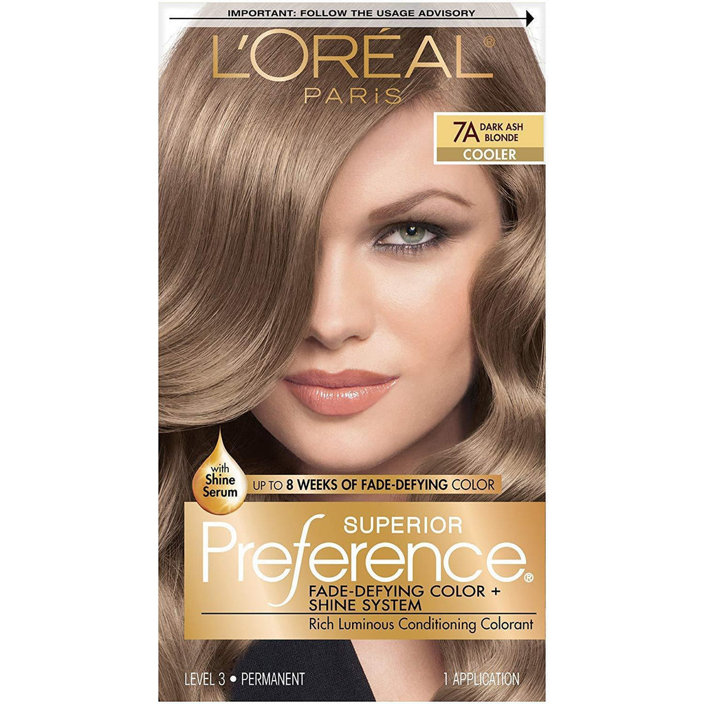 L'Oreal Superior Preference - 7A Dark Ash Blonde (Cooler), 1 COUNT