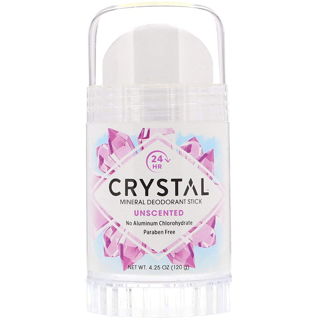 Crystal Mineral Deodorant Stick, Unscented 4.25 oz