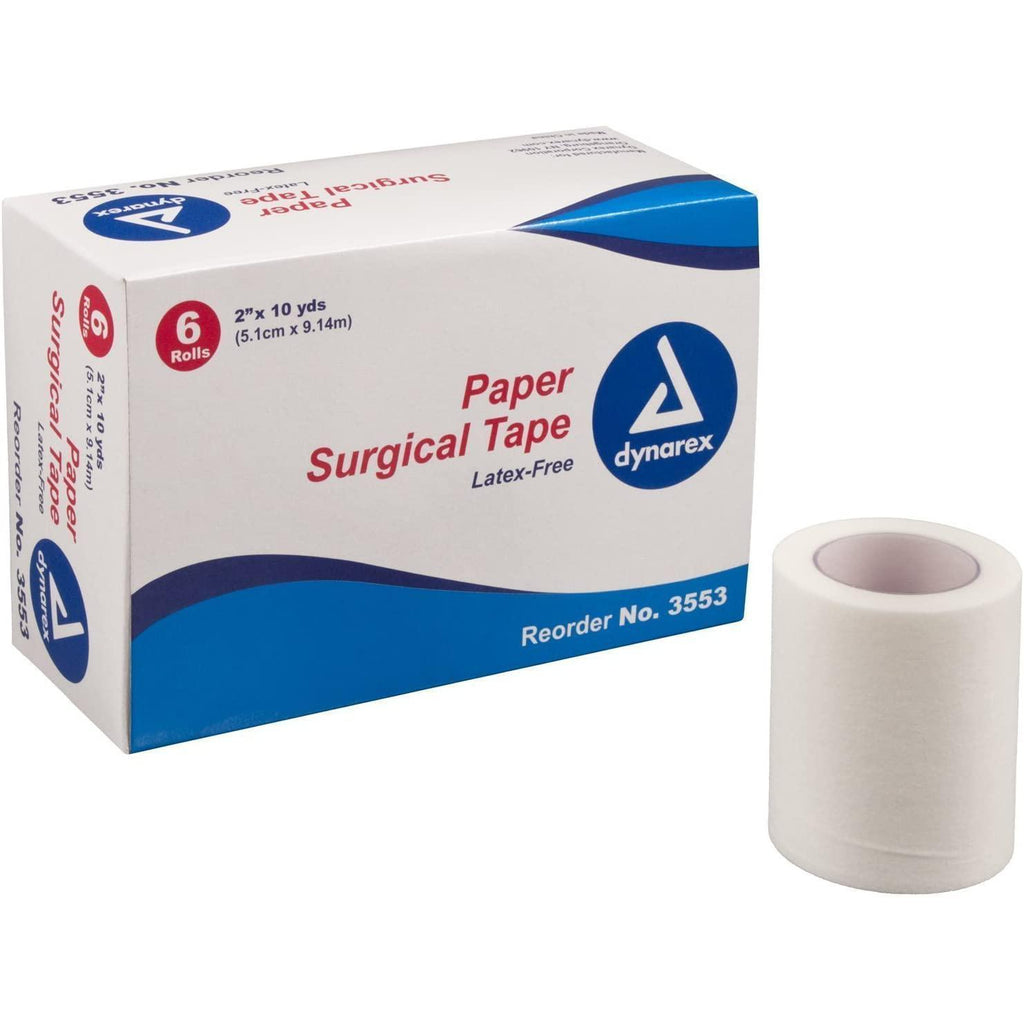 Dynarex Paper Surgical Tape, 2 inches x 10 yards, 6 Count*