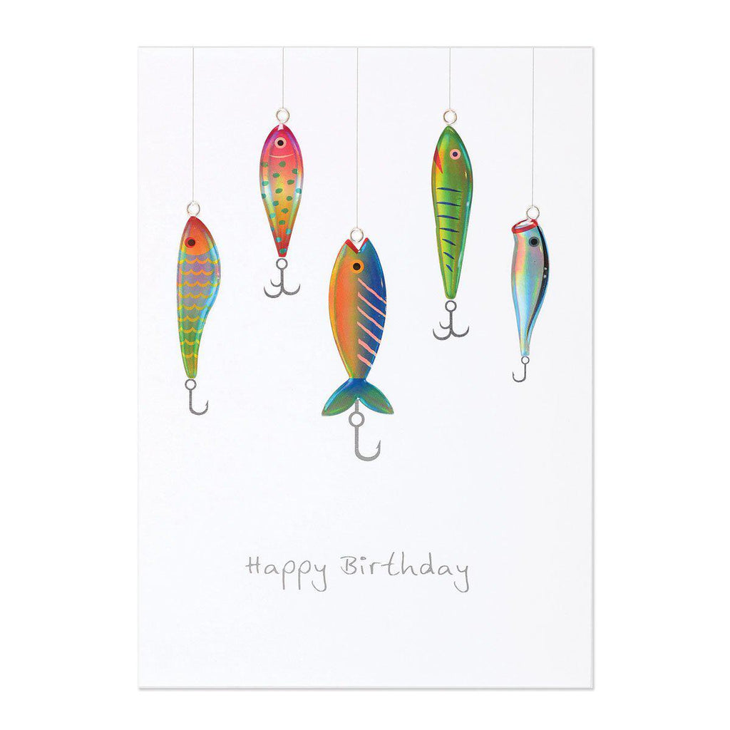 Papyrus Happy Birthday - Fish On Hooks