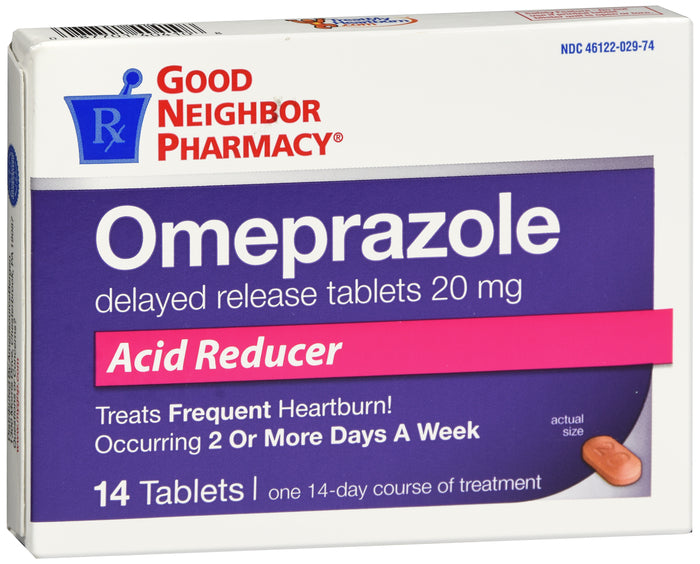 GNP Omeprazole Delayed Release 20 mg - 14 tablets