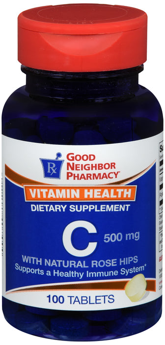 GNP Vitamin C 500 MG with Natural Rose Hips - 100 tablets