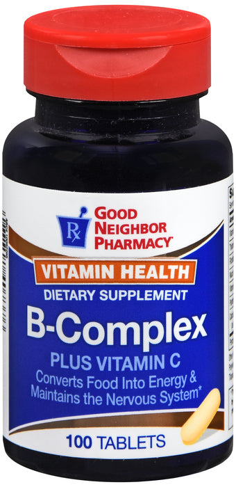 GNP Vitamin B Complex PLUS Vitamin C - 100 tablets