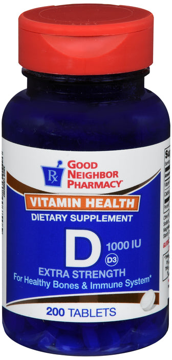 GNP Vitamin D 1000 IU - 200 tablets