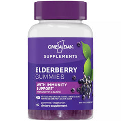One A Day Elderberry Gummy Supplements - 60ct