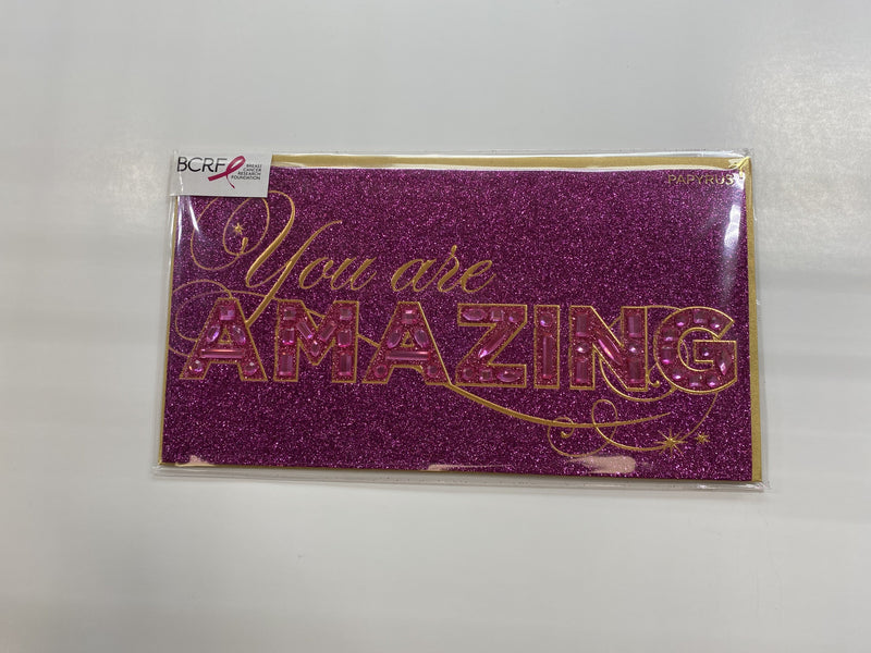 PAPYRUS BCRF Card, You Are Amazing, 1 Card