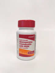 Leader Double Strength Glucosamine Chondroitin with MSM Supplement - 50 Caplets