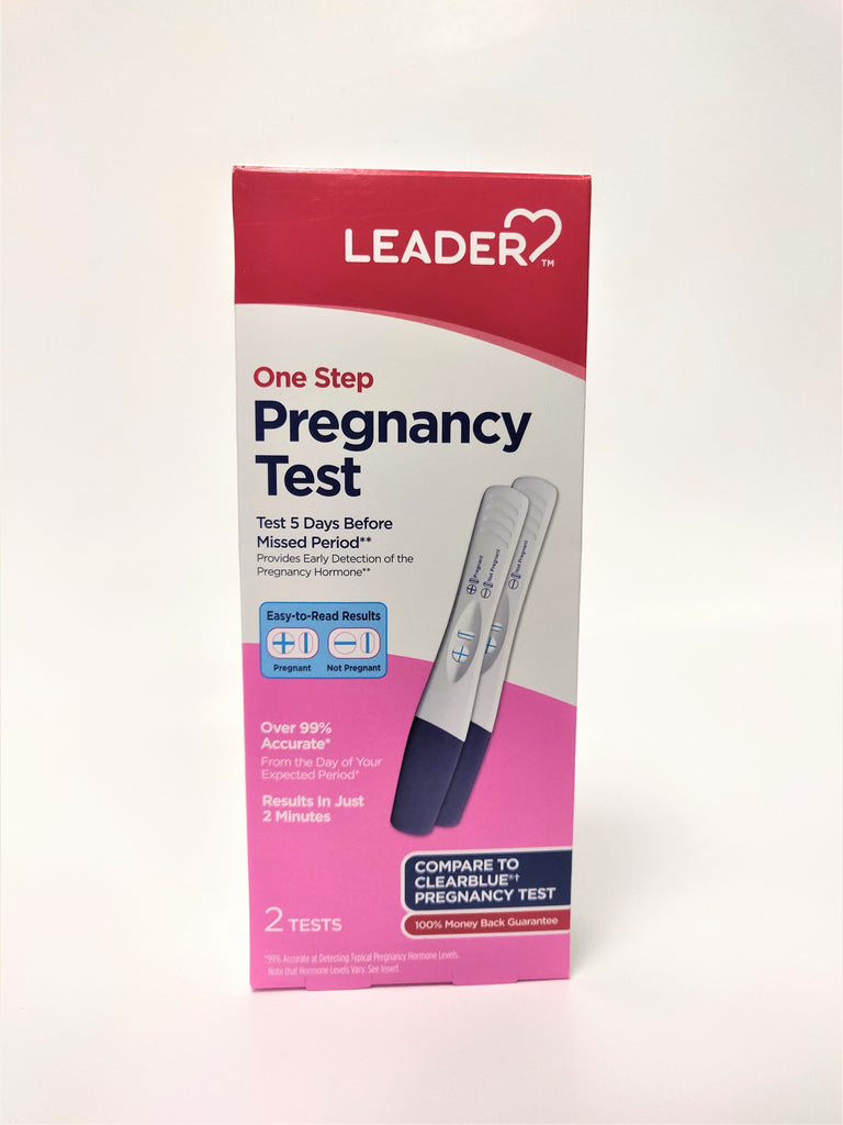 Leader One Step Pregnancy Test - 2 tests KI # 5741863