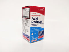Leader Original Strength Acid Reducer Famotidine Tablets USP, 10mg - 30 tablets