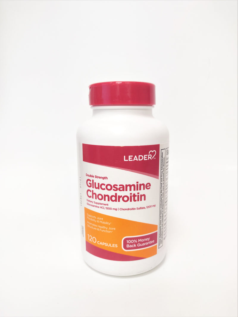 Leader Glucosamine Chondroitin - Double Strength - 120 Capsules