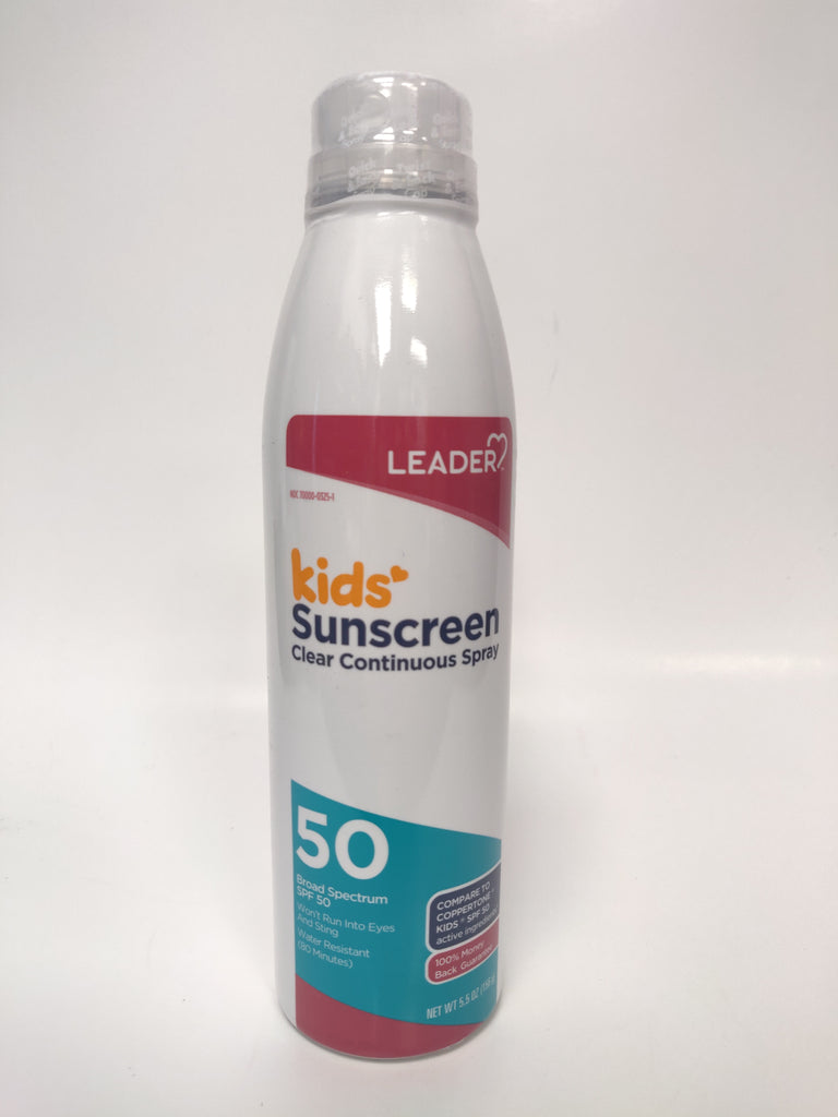 Leader Kids Sunscreen Spray SPF 50 - 5.5 oz
