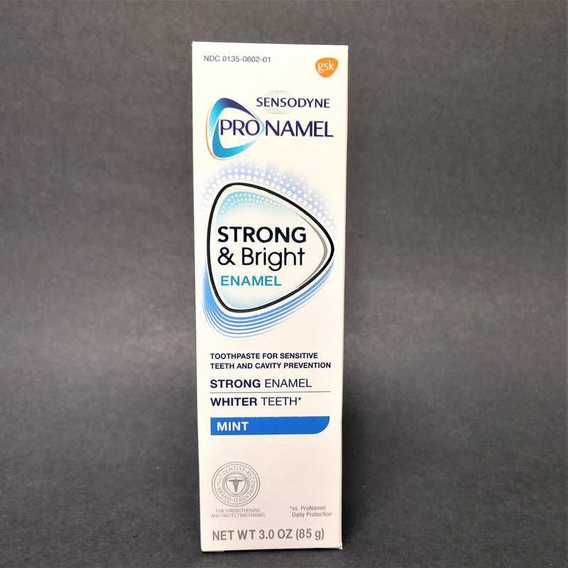 Sesnsodyne ProNamel Strong & Bright Enamel Toothpaste 3.0 oz