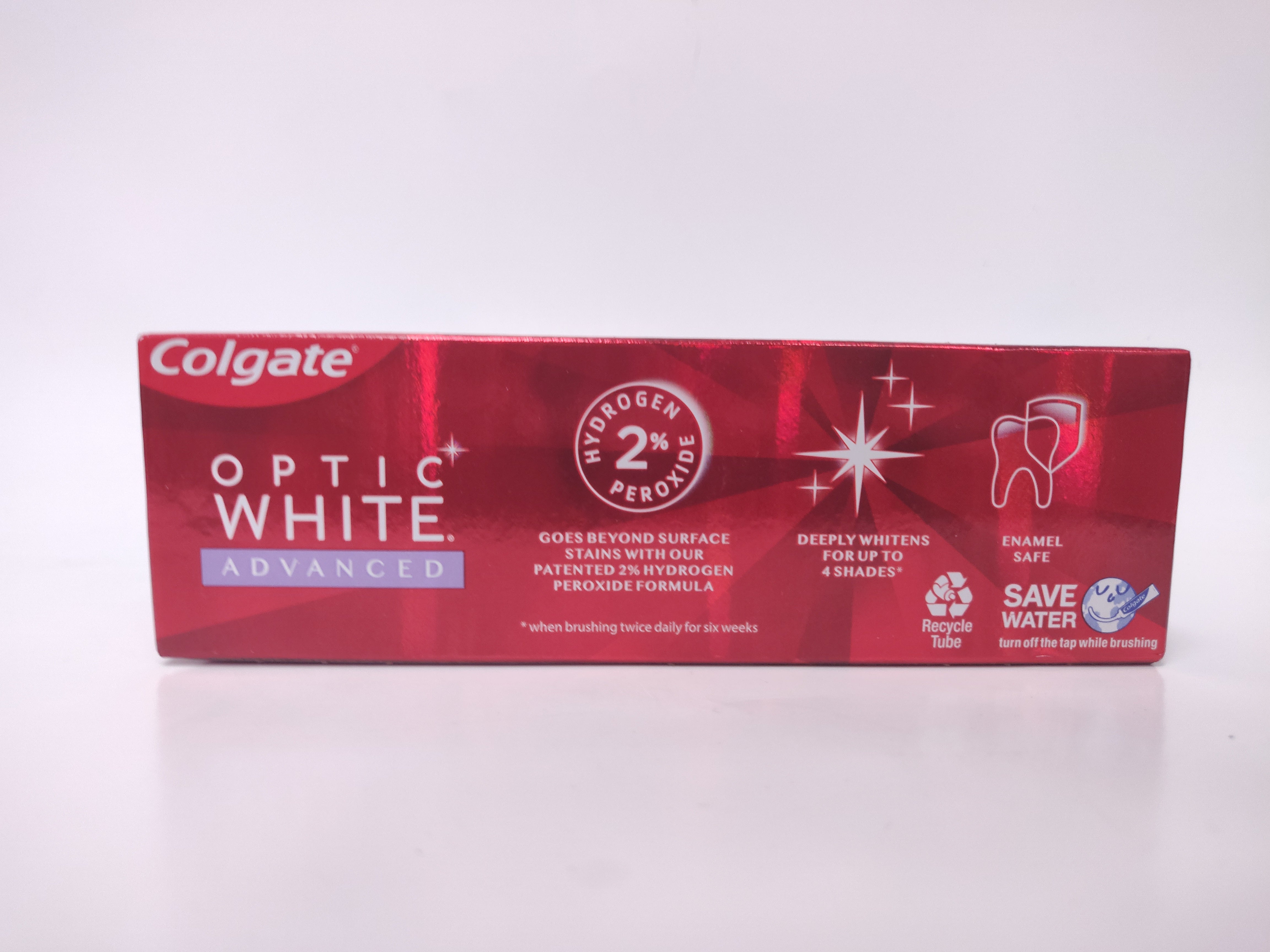 Colgate Optic White Advanced Anticavity Fluoride Toothpaste 3.2 oz - S ...