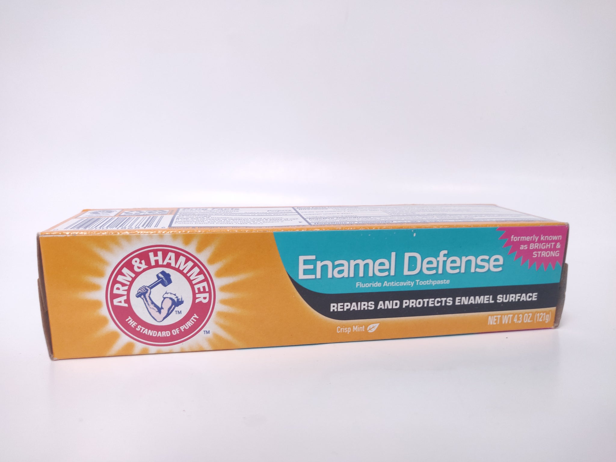 Arm & Hammer Enamel Defense Fluoride Toothpaste Crisp Mint 4.3 oz Silver Rod Pharmacy