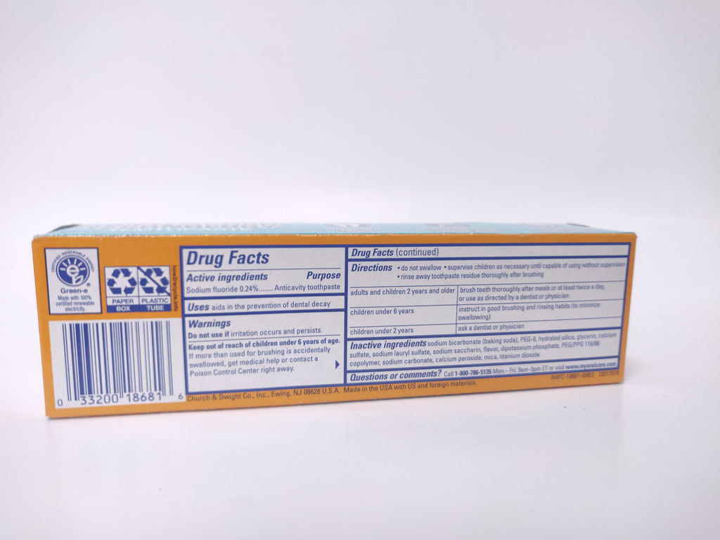 Arm & Hammer Enamel Defense Fluoride Toothpaste Crisp Mint 4.3 oz