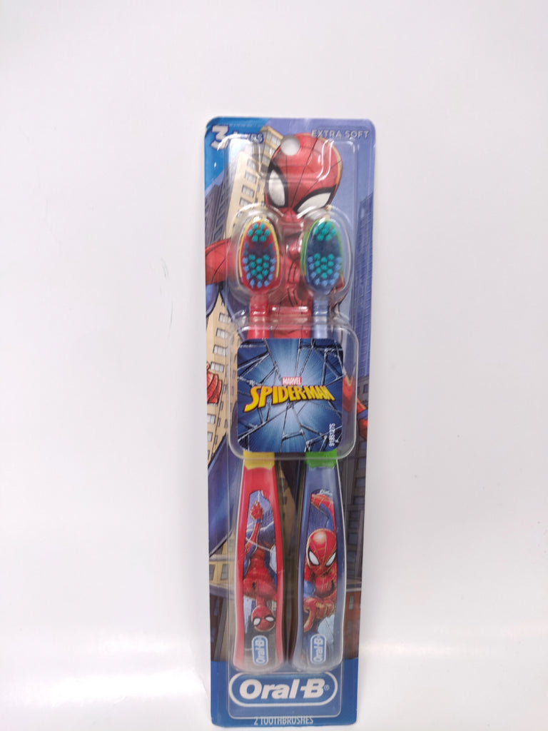 Oral-B Marvel's Spider-Man Toothbrush, Extra Soft, Pack of 2*