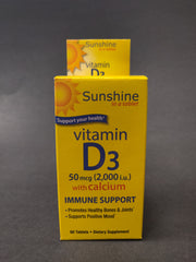 Windmill Sunshine in a Tablet Vitamin D3 50 mcg (2000 IU) with Calcium - 60 tablets