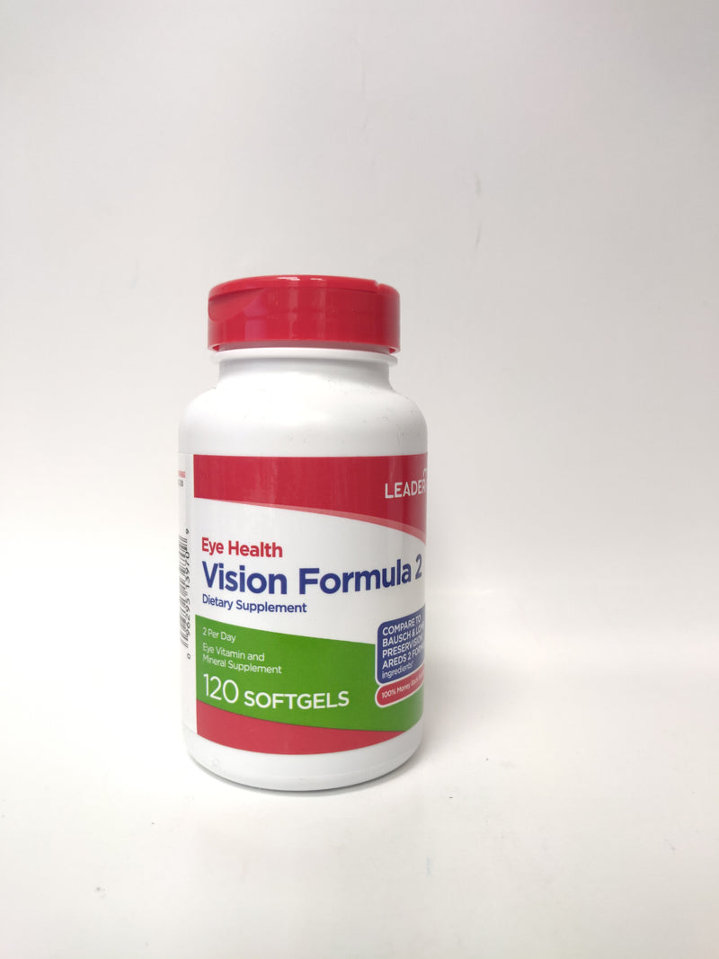 Leader Eye Health Vision Formula 2 Dietary Supplement - 120 softgels