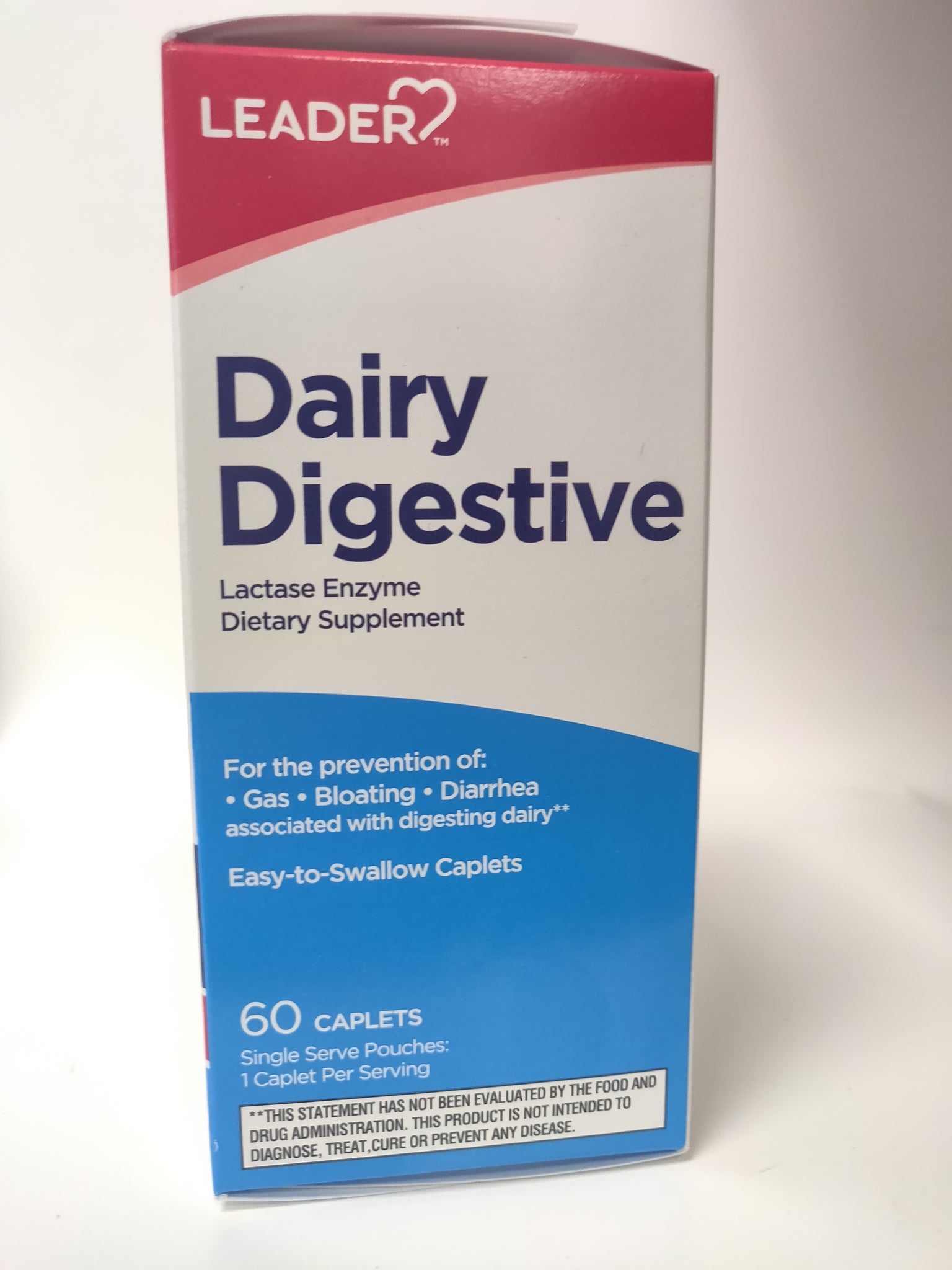 Leader Dairy Digestive Lactase Enzyme Dietary Supplement - 60 caplets ...
