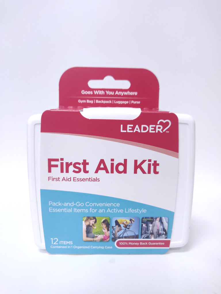Leader First Aid Kit, 12 Pieces