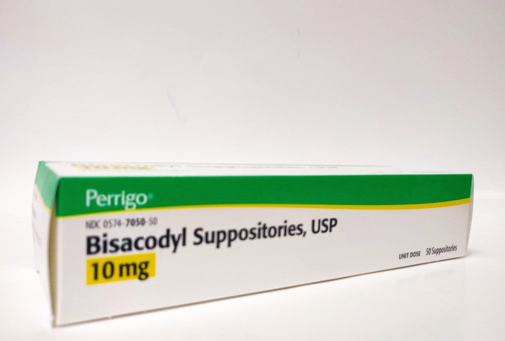  Bisacodyl Suppositories USP 10 mg 12 Each : Health