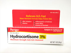 Perrigo Hydrocortisone 1% Maximum Strength Anti Itch Ointment, 1 oz