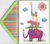 PAPYRUS x Juicy Jungle - Giraffe on Top Animal Tower Quirky & Cute New Baby Card