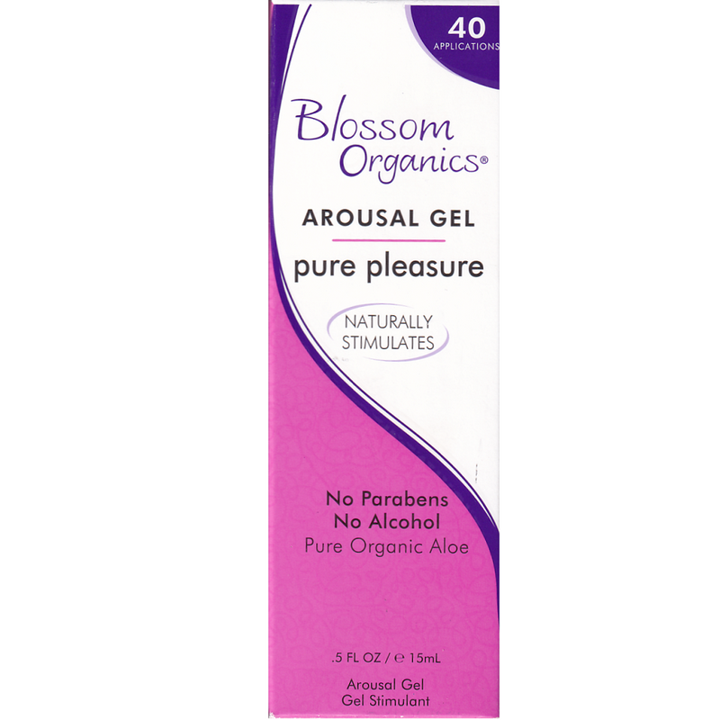 Blossom Organics Arousal Gel - Pure Pleasure - No Parabens, No Alcohol - 0.5 fl oz