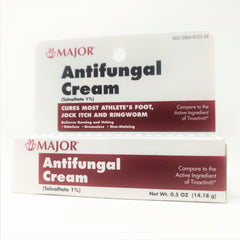 Major Antifungal Cream, .5 Oz for Athlete's Foot, Jock Itch, & Ringworm