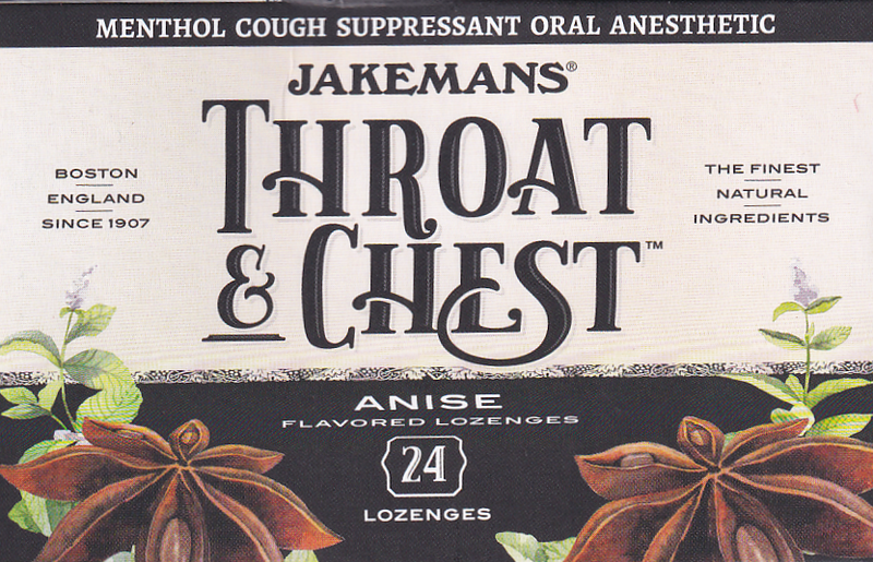 Jakemans Throat & Chest Anise Flavored Lozenges - 24 ct