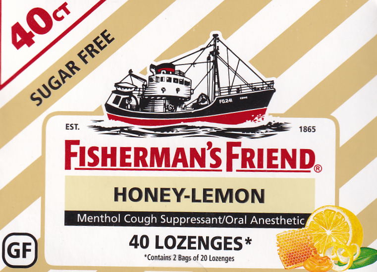 Fisherman's Friend Sugar Free Honey Lemon Lozenges 40 Lozenges Box
